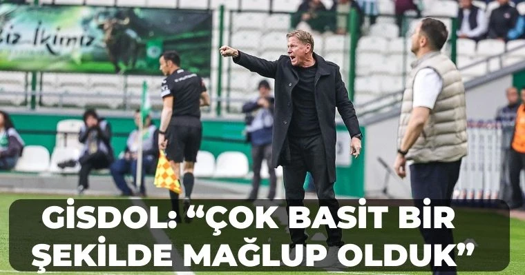 Gisdol: "Çok basit bir şekilde mağlup olduk"